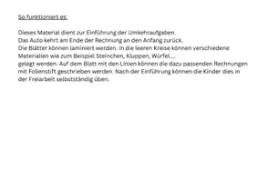 Vorschau - Stundenentwürfe - Umkehraufgaben - Seite 1