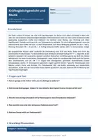 Vorschau - Arbeitsblätter - Arbeitsblatt Physik Klasse 11 - Kräftegleichgewicht und Statik - Deckblatt