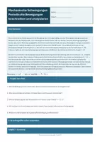 Vorschau - Arbeitsblätter - Arbeitsblatt Physik Klasse 11 - Mechanische Schwingungen - Deckblatt