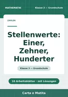 Vorschau - Arbeitsblätter - Stellenwerte: Einer, Zehner, Hunderter — Klasse 3 - Deckblatt