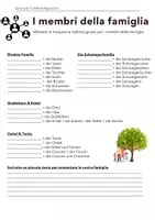 Vorschau - Arbeitsblätter - Familienstammbaum - albero genealogico - Seite 1