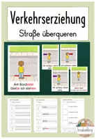 Vorschau - Stundenentwürfe - Verkehrserziehung 4. Stunde: Straße überqueren - Deckblatt