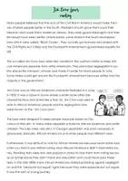 Vorschau - Arbeitsblätter - Civil Rights Movement: Jim Crow Laws Leseverstehen - Seite 1