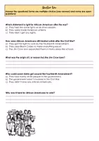 Vorschau - Arbeitsblätter - Civil Rights Movement: Jim Crow Laws Leseverstehen - Seite 3