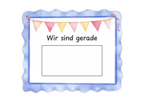 Vorschau - Poster - Wo sind wir gerade? – Türschild für das Klassenzimmer - Seite 1