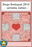 Vorschau - Spiele - ZR 10 Bingo Brettspiel verliebte Zahlen - Deckblatt
