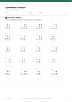 Vorschau - Arbeitsblätter - Schriftliche Addition — Klasse 2 - Seite 2