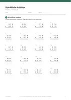 Vorschau - Arbeitsblätter - Schriftliche Addition — Klasse 3 - Seite 3