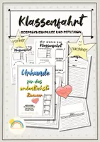 Vorschau - Arbeitsblätter - Klassenfahrt – Gesprächsimpulse, Reflexion & Urkunde - Deckblatt