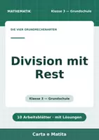 Vorschau - Arbeitsblätter - Division mit Rest Klasse 3 — 10 Arbeitsblätter - Deckblatt
