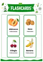 anteprima - Flashcard - Frutta scuola primaria - Flashcards - Pagina 1