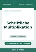 Vorschau - Arbeitsblätter - Schriftliche Multiplikation — Klasse 2 - Deckblatt