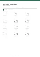 Vorschau - Arbeitsblätter - Schriftliche Multiplikation — Klasse 2 - Seite 3