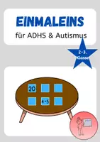 Vorschau - Spiele - Paarejagd Einmaleins Autismus ADHS reizarm Mathe - Deckblatt