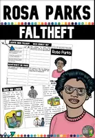 Vorschau - Arbeitsblätter - Rosa Parks - Mutter der Bürgerrechtsbewegung - Faltheft - Deckblatt
