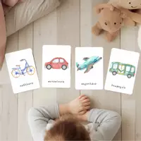 Προεπισκόπηση - Flashcards - Εκπαδευτικές κάρτες "Οχηματα" Born2Play - Εξώφυλλο