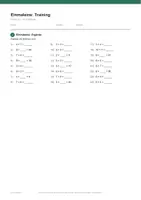 Vorschau - Arbeitsblätter - Einmaleins: Training — Klasse 2 - Seite 1