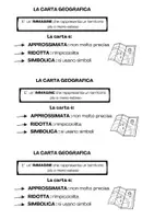 anteprima - Flashcard - mappe concettuali geografia orientamento e mappe - Pagina 1