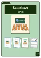Vorschau - Unterrichtsreihen - Unterrichtseinheit zur Klassenlektüre „Tschick“ (inkl. differenzierter Version für „Tschick in einfacher Sprache“) - Deckblatt