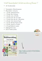Vorschau - Stundenentwürfe - Verkehrserziehung Klasse 1 GESAMTPAKET (inkl. Stundenverläufe) - Seite 2