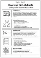 Vorschau - Aufgabenkarten - Speaking Cards Englisch Klasse 5 - Seite 1