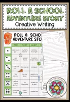 Vorschau - Arbeitsblätter - Englisch Geschichten schreiben – School Adventure Story | kreativer Schreibanlass zum Würfeln 6.–7. Klasse - Deckblatt