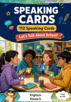 Vorschau - Aufgabenkarten - Speaking Cards Englisch Klasse 5 - Deckblatt