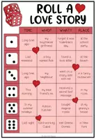 Vorschau - Arbeitsblätter - Valentine's Day Writing – Love Story schreiben | kreativer Englisch-Schreibanlass zum Würfeln 6.–7. Klasse - Seite 1
