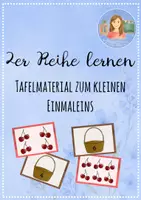 Vorschau - Präsentationen/Tafelbilder - 2er Reihe lernen - Tafelmaterial für das kleine Einmaleins - Deckblatt