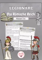 Vorschau - Arbeitsblätter - Römisches Reich - Deckblatt