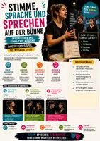 Vorschau - Unterrichtsreihen - Stimme, Sprache und Sprechen auf der Bühne · Darstellendes Spiel Unterrichtsmaterial | Sek II (Klasse 11–13) - Deckblatt