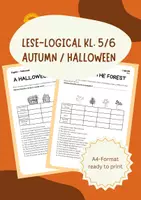 Vorschau - Arbeitsblätter - GROWING BUNDLE: Halloween 🎃 (Englisch) | Materialpaket & Lesespaß - Seite 1
