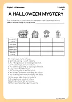 Vorschau - Arbeitsblätter - GROWING BUNDLE: Halloween 🎃 (Englisch) | Materialpaket & Lesespaß - Seite 3