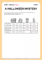 Vorschau - Arbeitsblätter - FREEBIE: Read & Solve Logical „Autumn/Fall & Halloween“ (Niveau Mittel + Lösung) | Englisch - Seite 2
