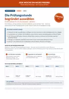 Vorschau - Stundenentwürfe - Prüfungsstunde auswählen – Ref-Hilfe - Deckblatt