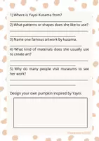 Vista previa - Hojas de trabajo - World painting - reading comprehension worksheets - página 3