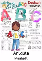 Vorschau - Arbeitsblätter - Anlaute | Klasse 1 | Anfangsunterricht | Einschulung | Schulstart | Vorschule - Deckblatt