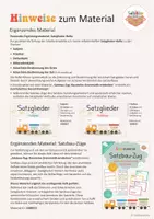 Vorschau - Unterrichtsreihen - Satzglieder bestimmen (Klasse 3-4): Arbeitsheft - Subjekt, Prädikat, Akkusativobjekt, Dativobjekt, Zeit- u. Ortsangabe - Seite 2