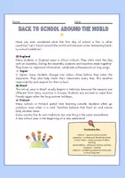 Vorschau - Arbeitsblätter - Reading: Back to school around the world / Kl. 6-8 - Seite 3