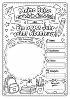 Vorschau - Arbeitsblätter - Unterrichtspaket mit Aktivitäten für den Schulstart und das Kennenlernen - Seite 1