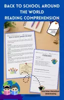 Vorschau - Arbeitsblätter - Reading: Back to school around the world / Kl. 6-8 - Deckblatt