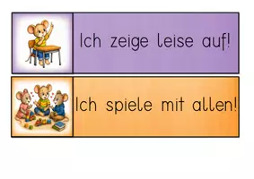 Vorschau - Poster - Klassenregeln Mäuseklasse - Seite 1