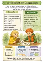 Vorschau - Arbeitsblätter - Lebensraum Wald Klasse 3 -4 Lesespaziergang Stationen - Seite 1