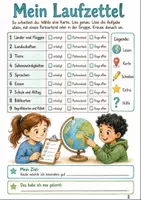 Vorschau - Arbeitsblätter - Länder der Welt Klasse 3 -4 Lesen und Verstehen - Seite 1