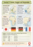 Vorschau - Arbeitsblätter - Länder der Welt Klasse 3 -4 Lesen und Verstehen - Seite 2