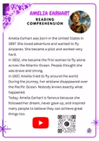 Vista previa - Unidades / Secuencias / Situaciones de Aprendizaje - AMELIA EARHART Reading and Speaking Activities for Primary - página 2
