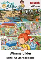 Vorschau - Stationenlernen - Wimmelbild | Kartei | Geschichten schreiben | Bildbeschreibung | Schreibanlass - Seite 1