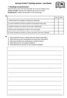 Vorschau - Arbeitsblätter - Access 2 Unit 1: Holiday Stories (ab 2022) Lerntheke - Seite 3