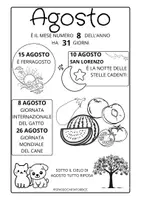 anteprima - Clipart / Immagini originali - MESI AGOSTO SPASSOCARTAFORBICE - Pagina 1