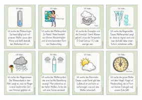 Vorschau - Arbeitsblätter - Wetter - Lesespiel (3./4. Klasse) - Seite 3